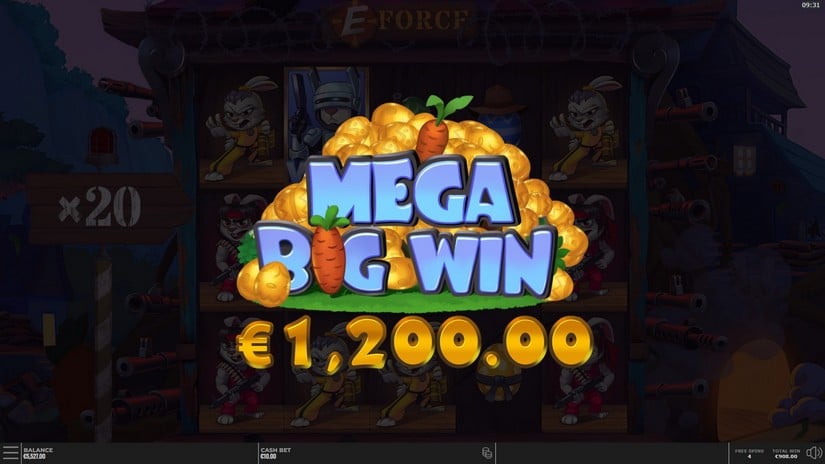 E-Force slot screen 6