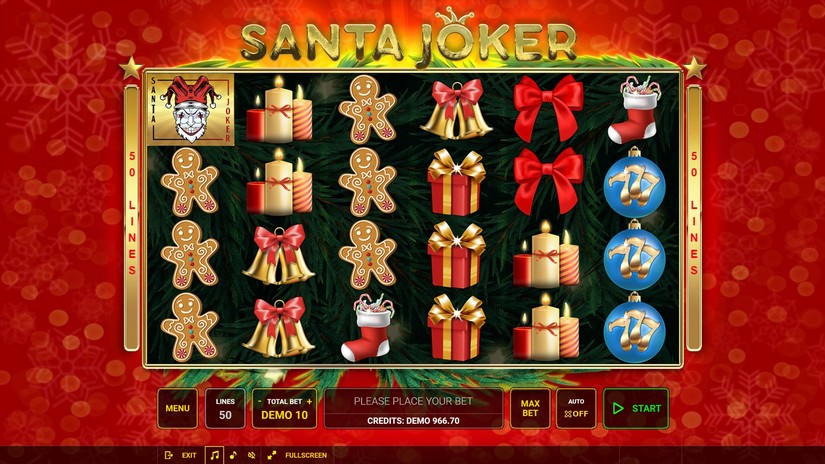 Santa Joker slot screen 1