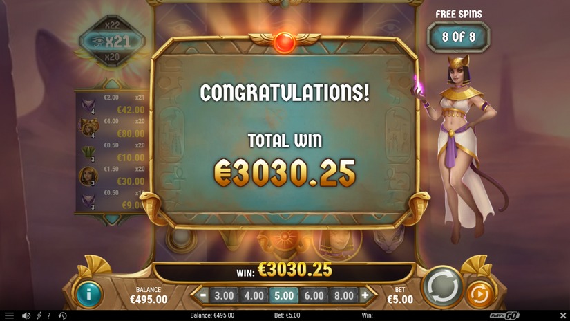 Sisters of the Sun slot screen 10