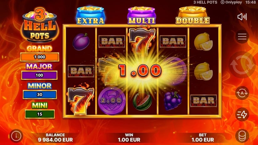 3 Hell Pots slot screen 4