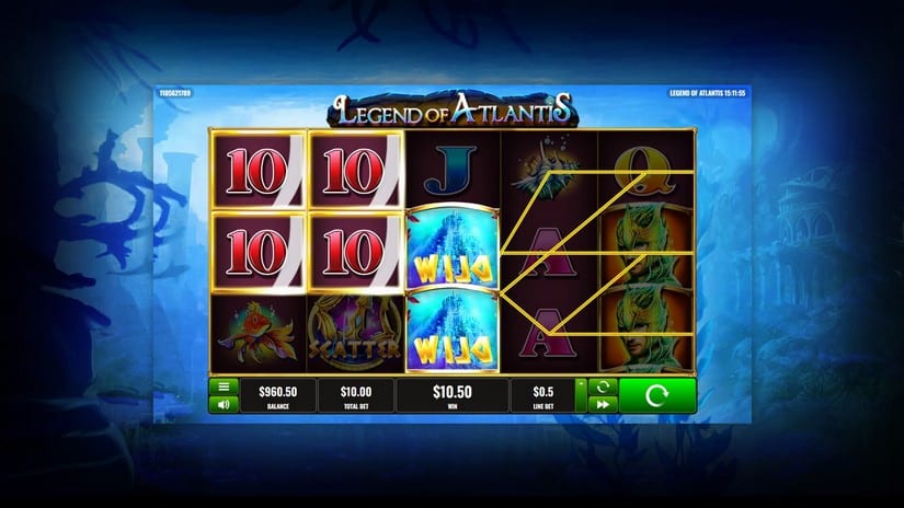 Legend of Atlantis slot screen 2