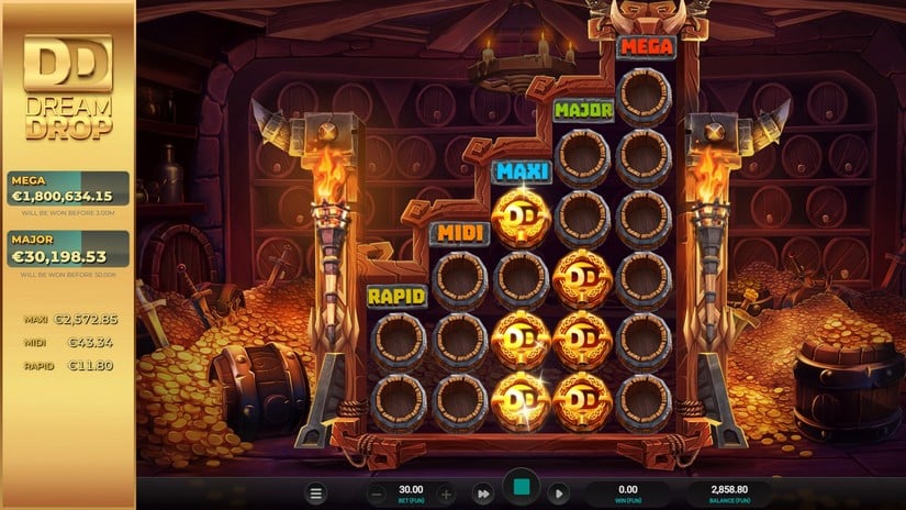 Volatile Vikings 2 Dream Drop slot screen 5