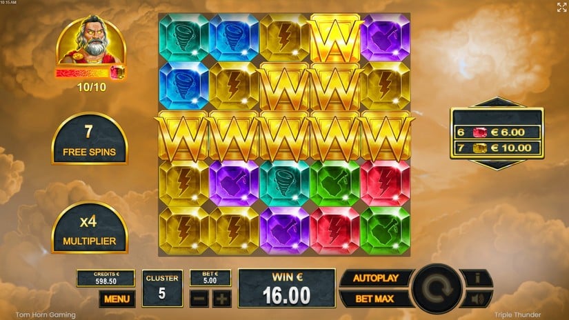 Triple Thunder slot screen 5