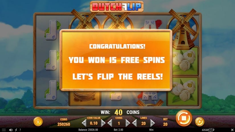 Dutch Flip slot screen 6
