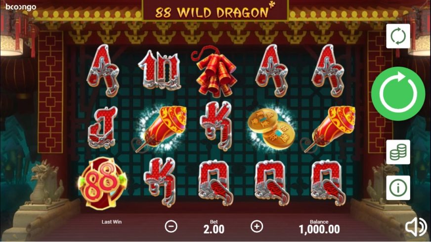 88 Wild Dragon slot screen 1