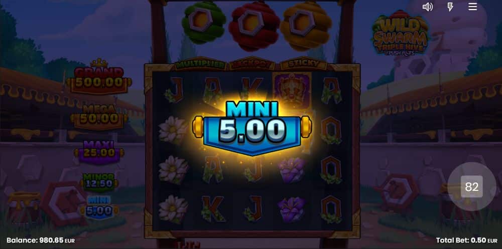 Wild Swarm Triple Hive demo slot
