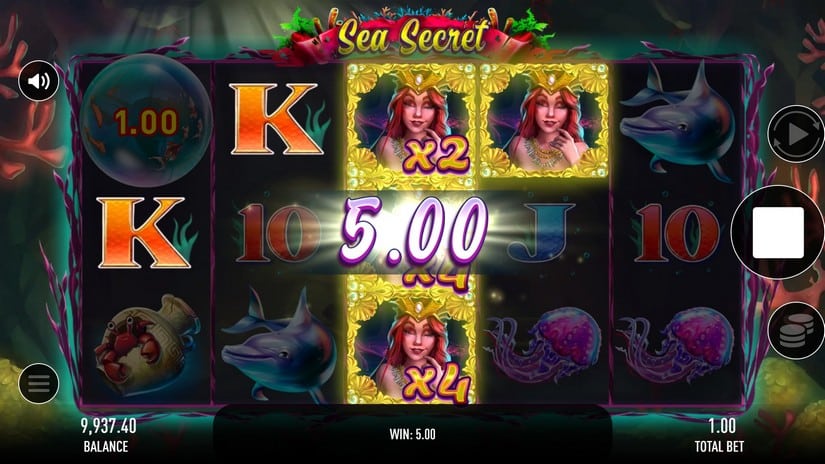Sea Secret slot screen 6
