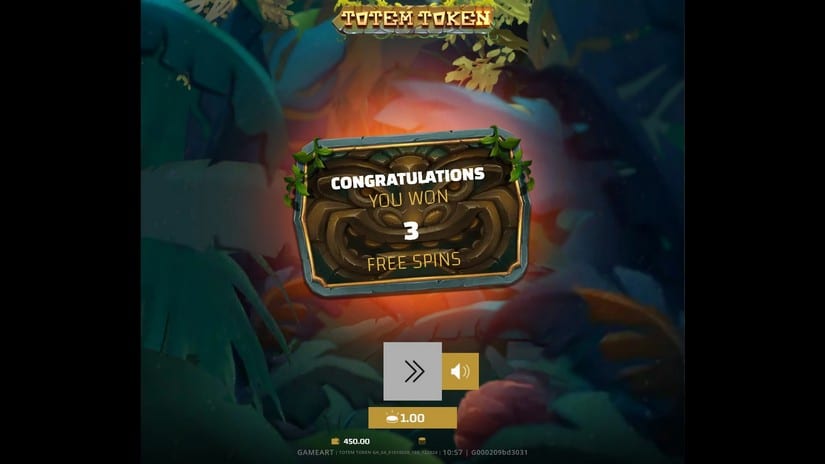 Totem Token slot screen 2