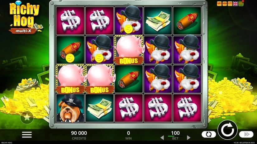 Richy Hog slot screen 2