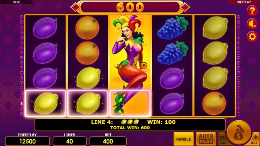 Lucky Joker 40 slot screen 4