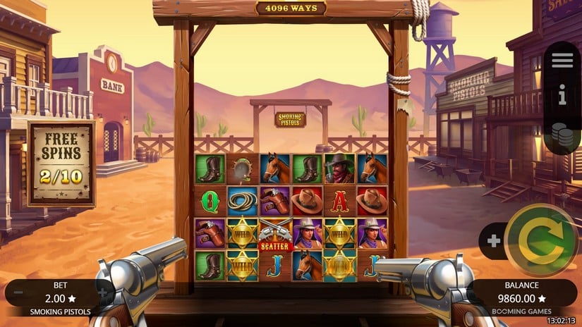 Smoking Pistols slot screen 4