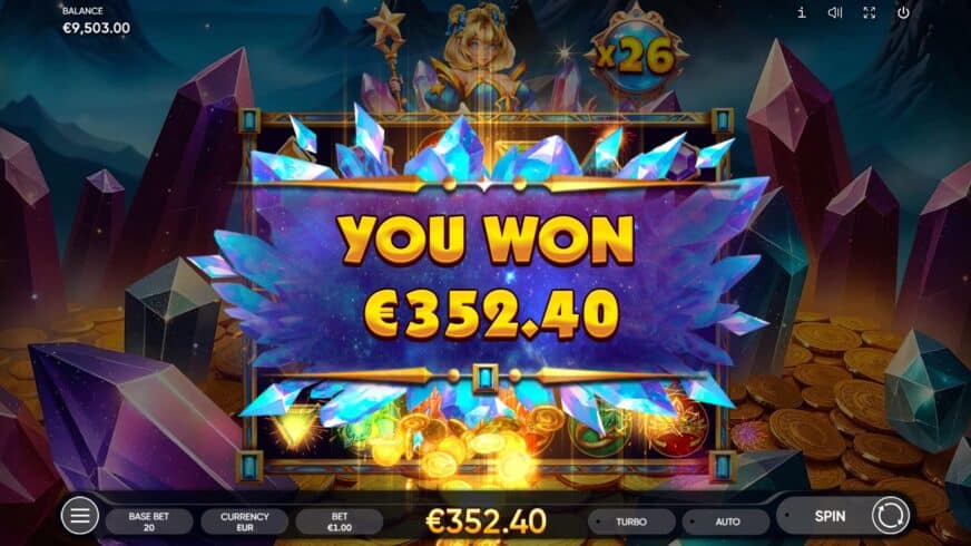 Starshine Crystals slot screen 6