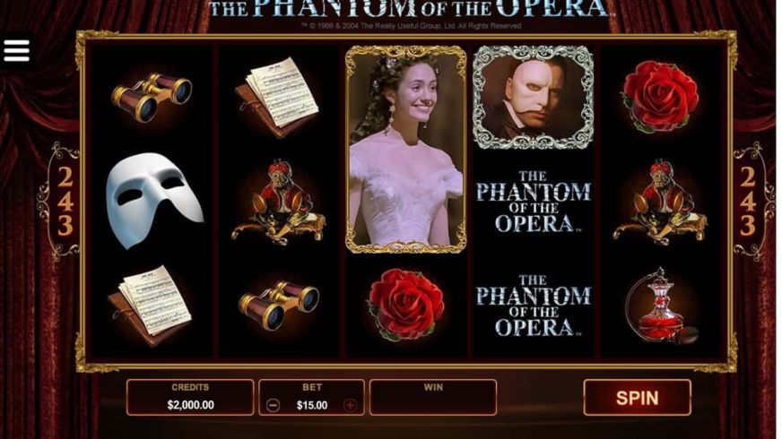 The Phantom of the Opera slot screen 1