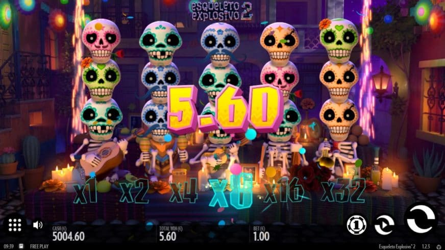 Esqueleto Explosivo 2 slot screen 3