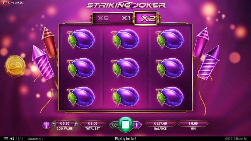 Striking Joker slot screen 4