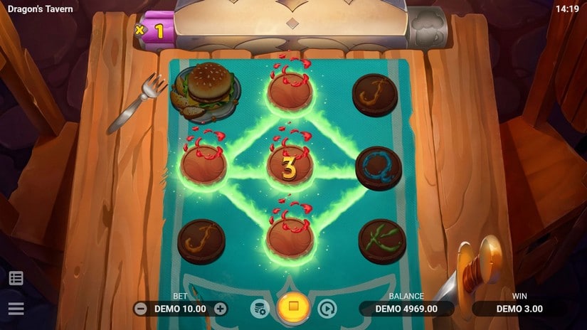 Dragon’s Tavern slot screen 3
