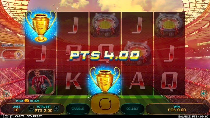 Capital City Derby slot screen 3