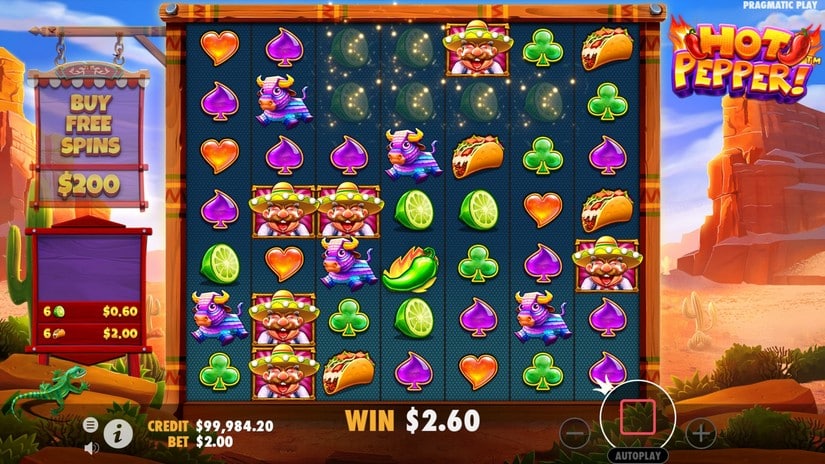 Hot Pepper slot screen 2