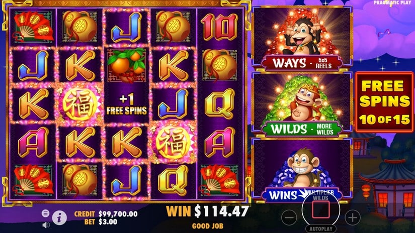 3 Dancing Monkeys slot screen 5