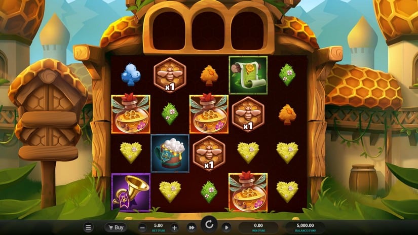 Beellionaires Dream Drop slot screen 1