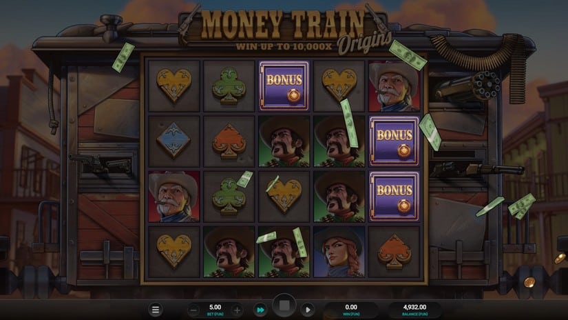 Money Train Origins Dream Drop slot screen 3