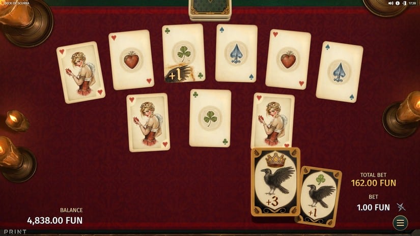 Deck of Scurra slot screen 2