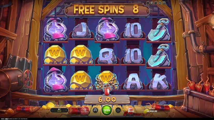Mine Blown slot screen 4