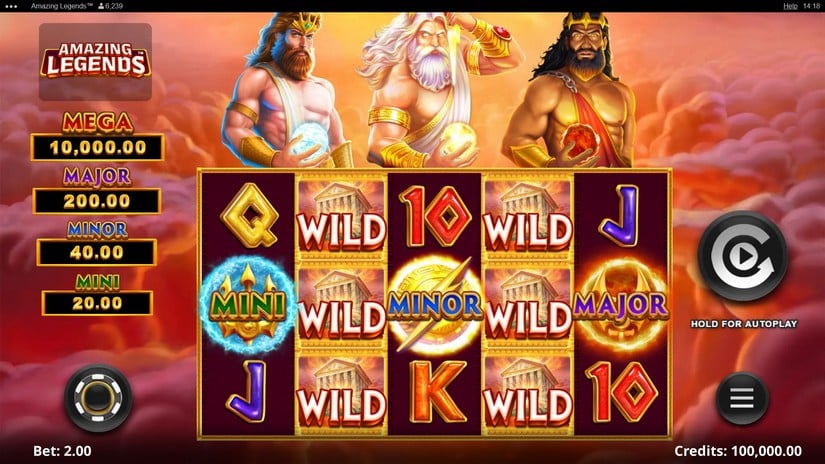 Amazing Legends slot screen 1