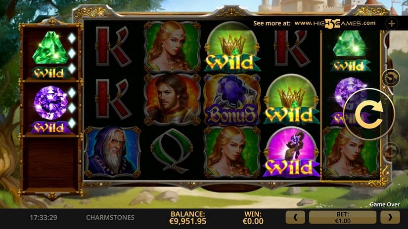 Charmstones slot screen 3