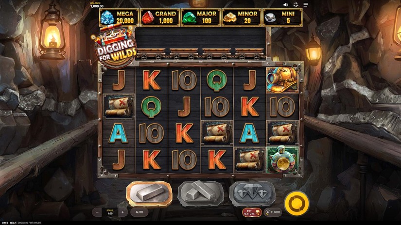 Digging for Wilds slot screen 1