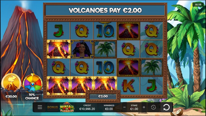 Winfall in Paradise slot screen 2