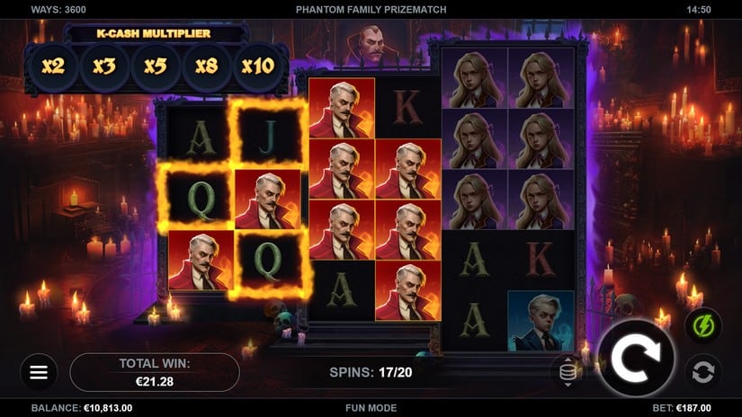Phantom Family PrizeMatch slot screen 5