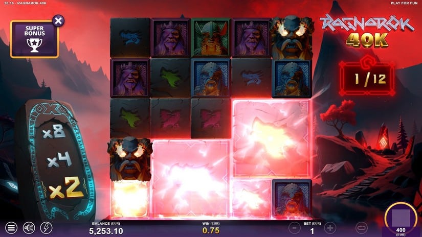 Ragnarok 40K slot screen 3