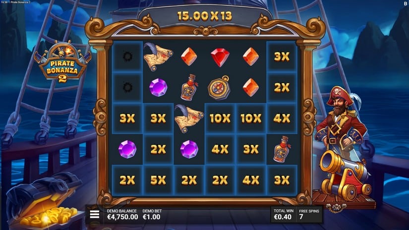 Pirate Bonanza 2 slot screen 5