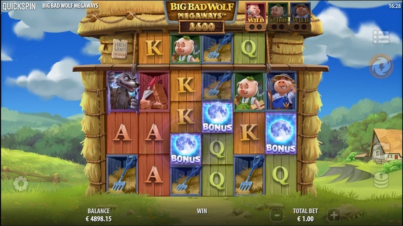 Big Bad Wolf Megaways slot screen 3