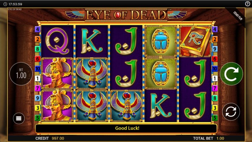Eye of Dead slot screen 1