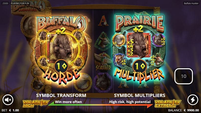 Buffalo Hunter slot screen 3