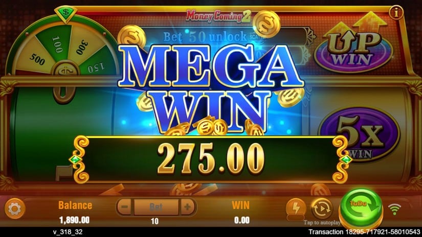 Money Coming 2 slot screen 4