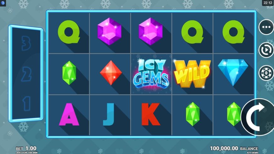 Icy Gems slot screen 1
