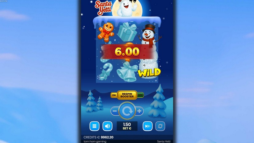 Santa Yetti slot screen 4