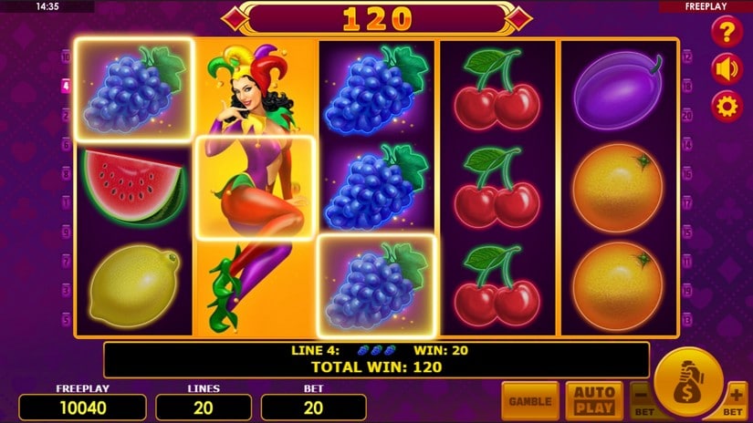 Lucky Joker 20 slot screen 6