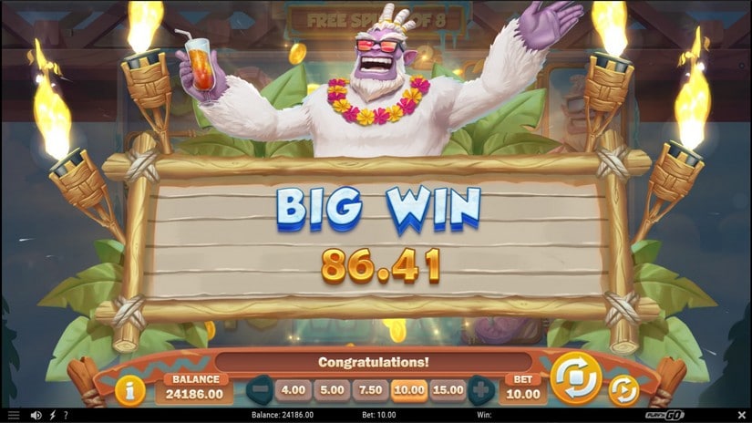 Hotel Yeti-Way slot screen 5