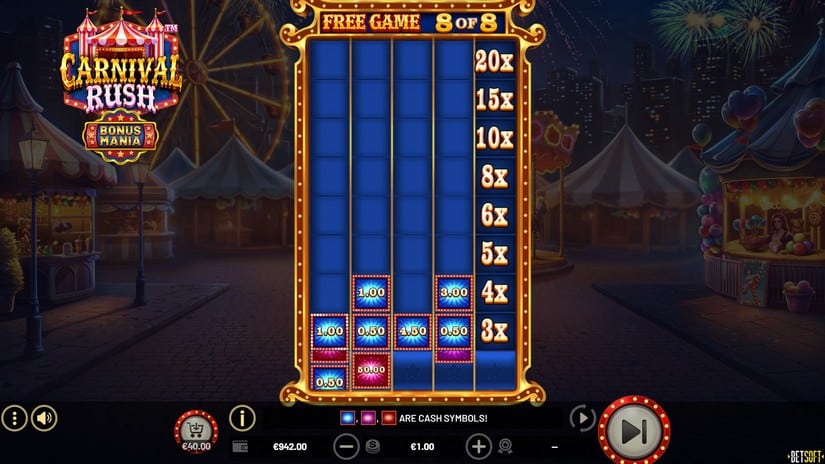 Carnival Rush slot screen 7