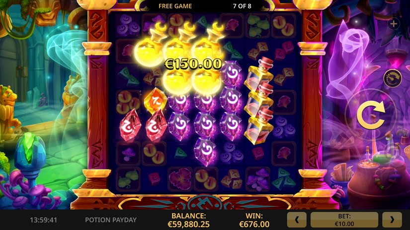 Potion Payday slot screen 6