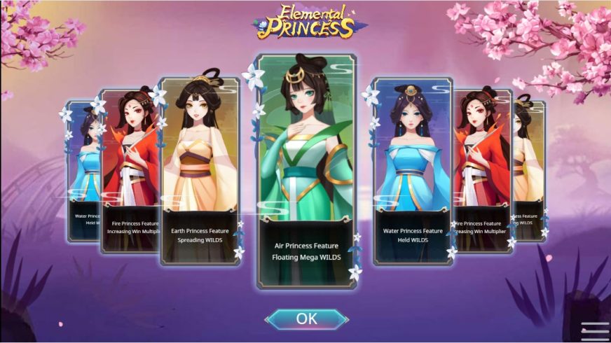 Elemental Princess slot screen 3