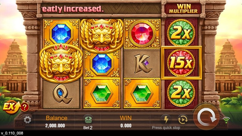 Fortune Gems slot screen 1