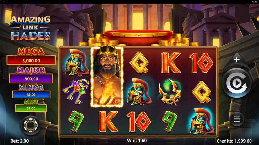 Amazing Link Hades slot screen 2