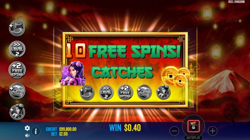 Floating Dragon – Year of the Snake slot screen 3