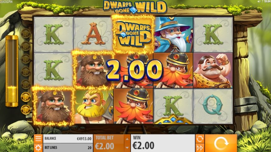 Dwarfs Gone Wild slot screen 3