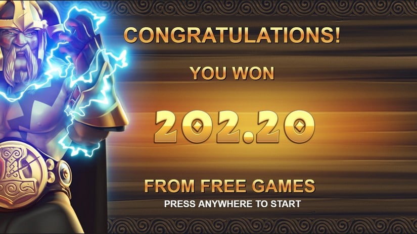 Valhalla Saga Thunder of Thor slot screen 7